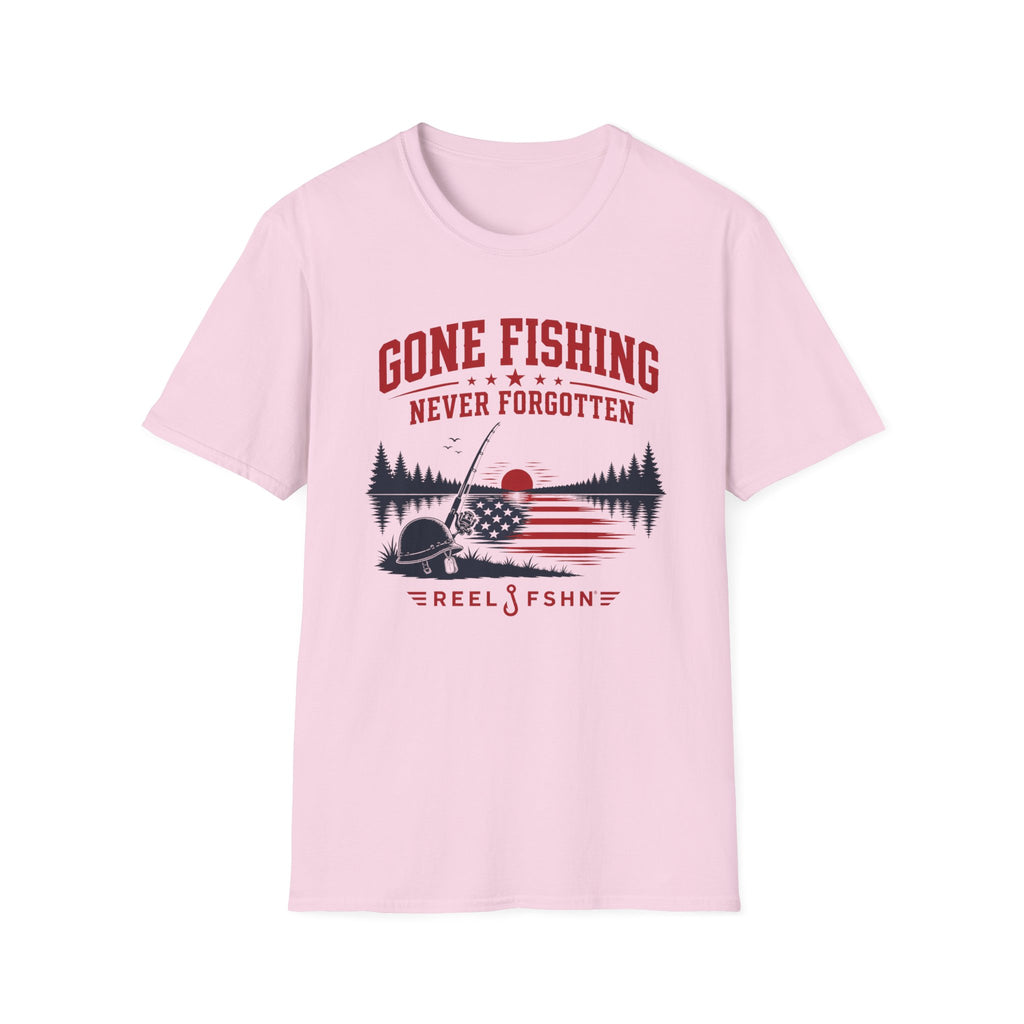 Gone Fishing Never Forgotten T-Shirt