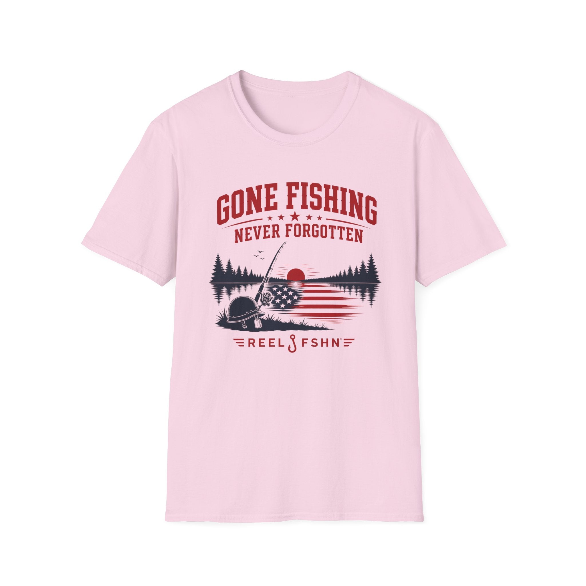Gone Fishing Never Forgotten T-Shirt