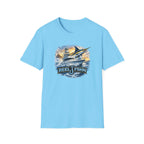 Fishing Boat with Marlin T-Shirt