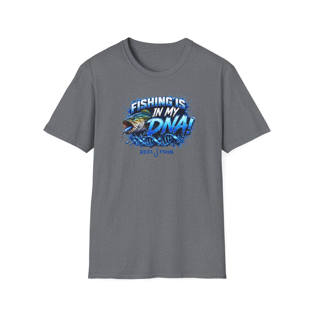 Fishing Is In My DNA with Bass T-Shirt