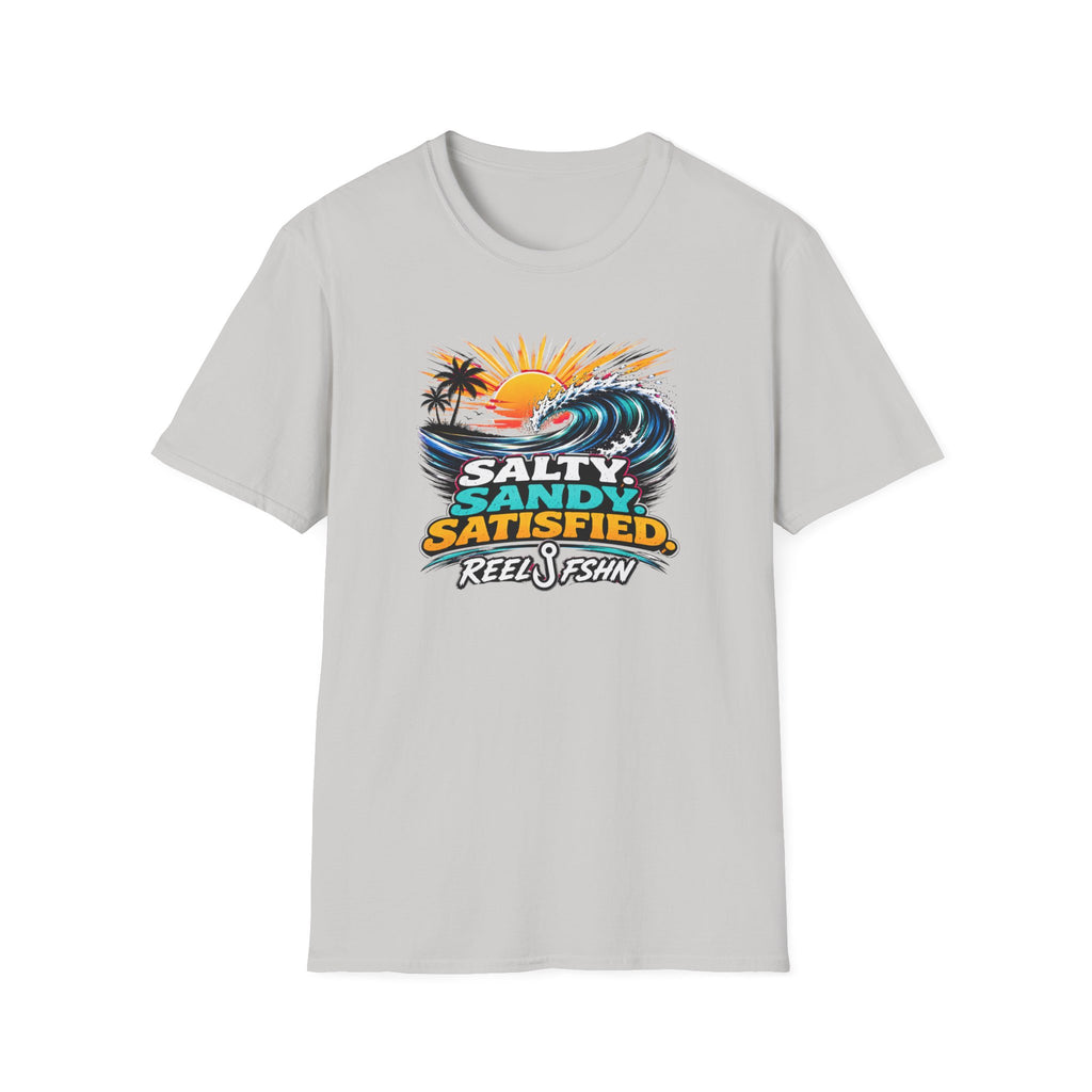 Salty. Sandy. Satisfied. T-Shirt