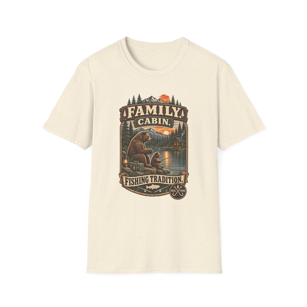 Family Cabin. Fishing Tradition T-Shirt