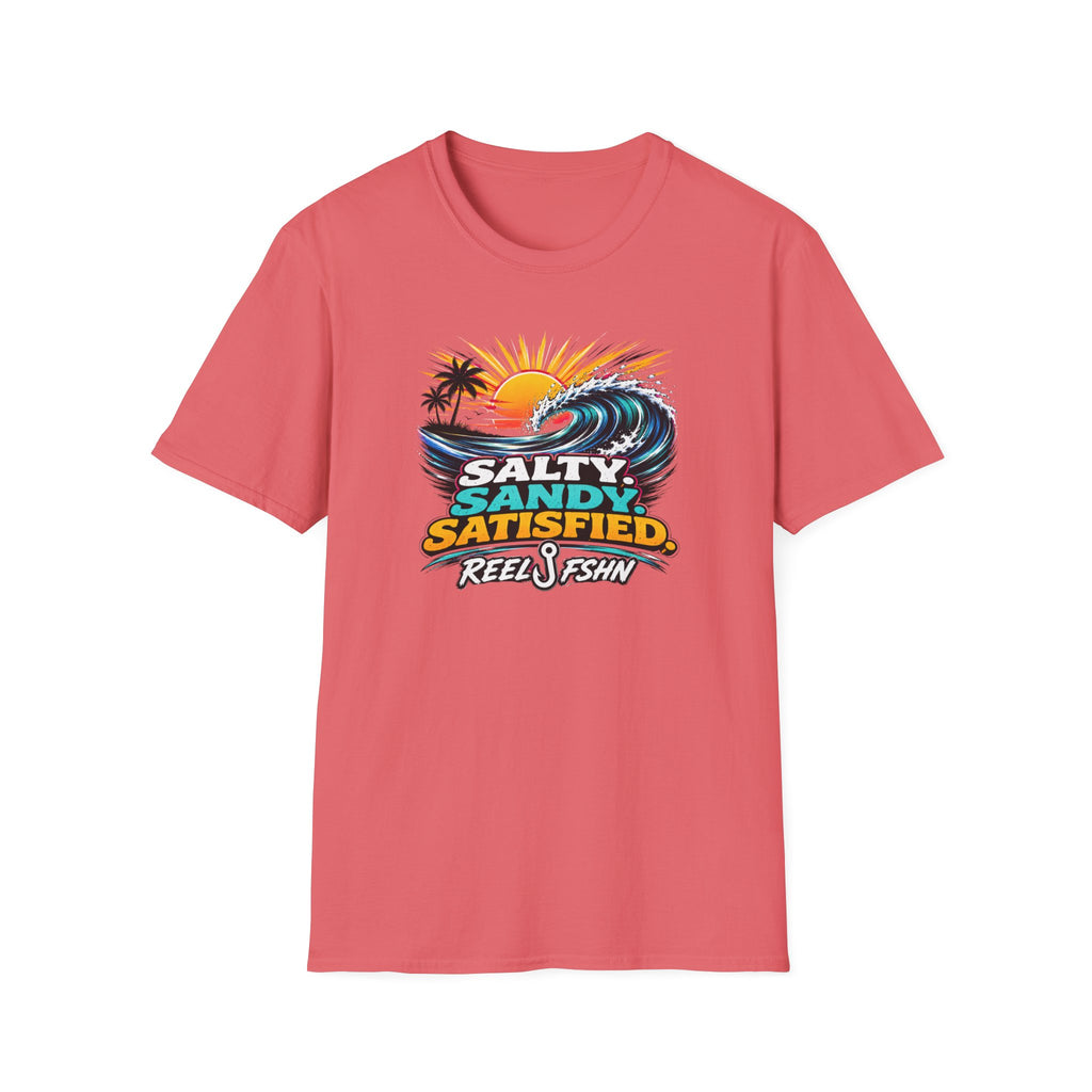 Salty. Sandy. Satisfied. T-Shirt