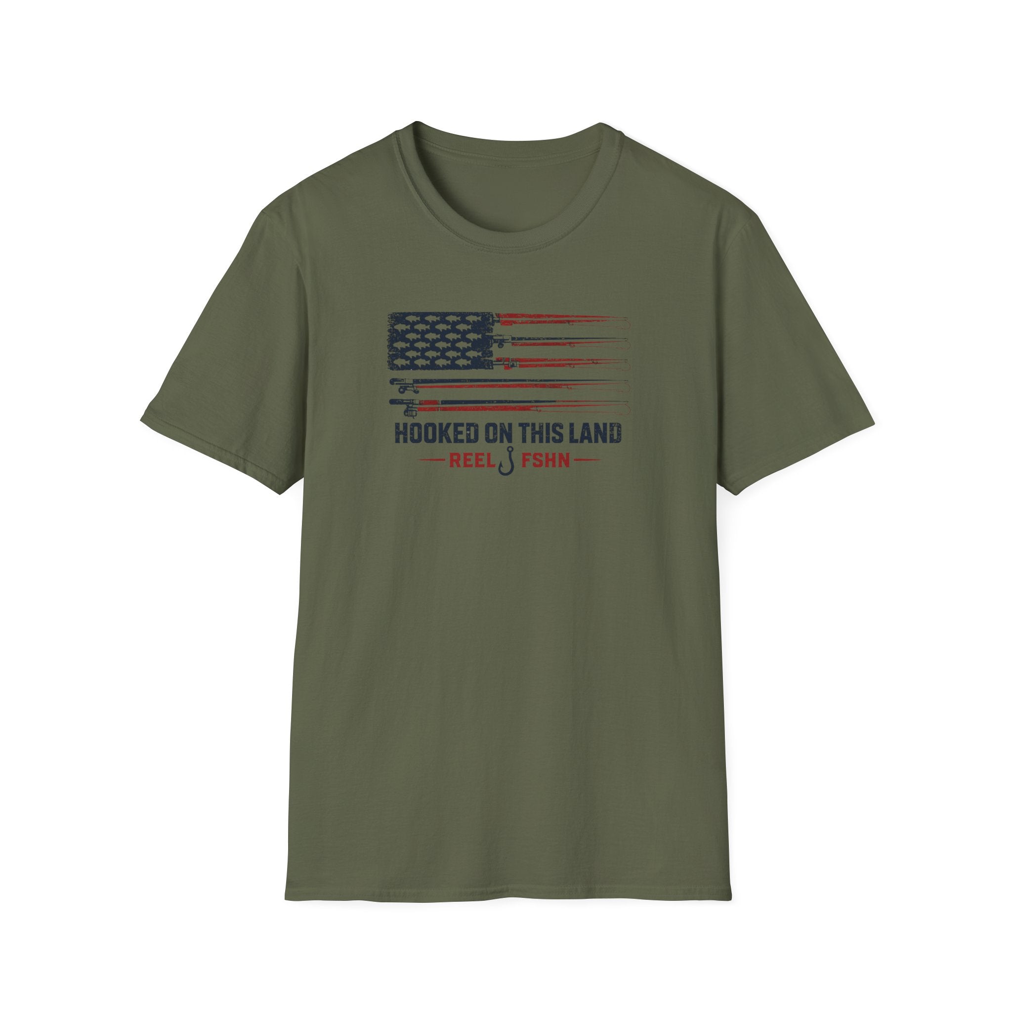 Hooked On This Land  T-Shirt