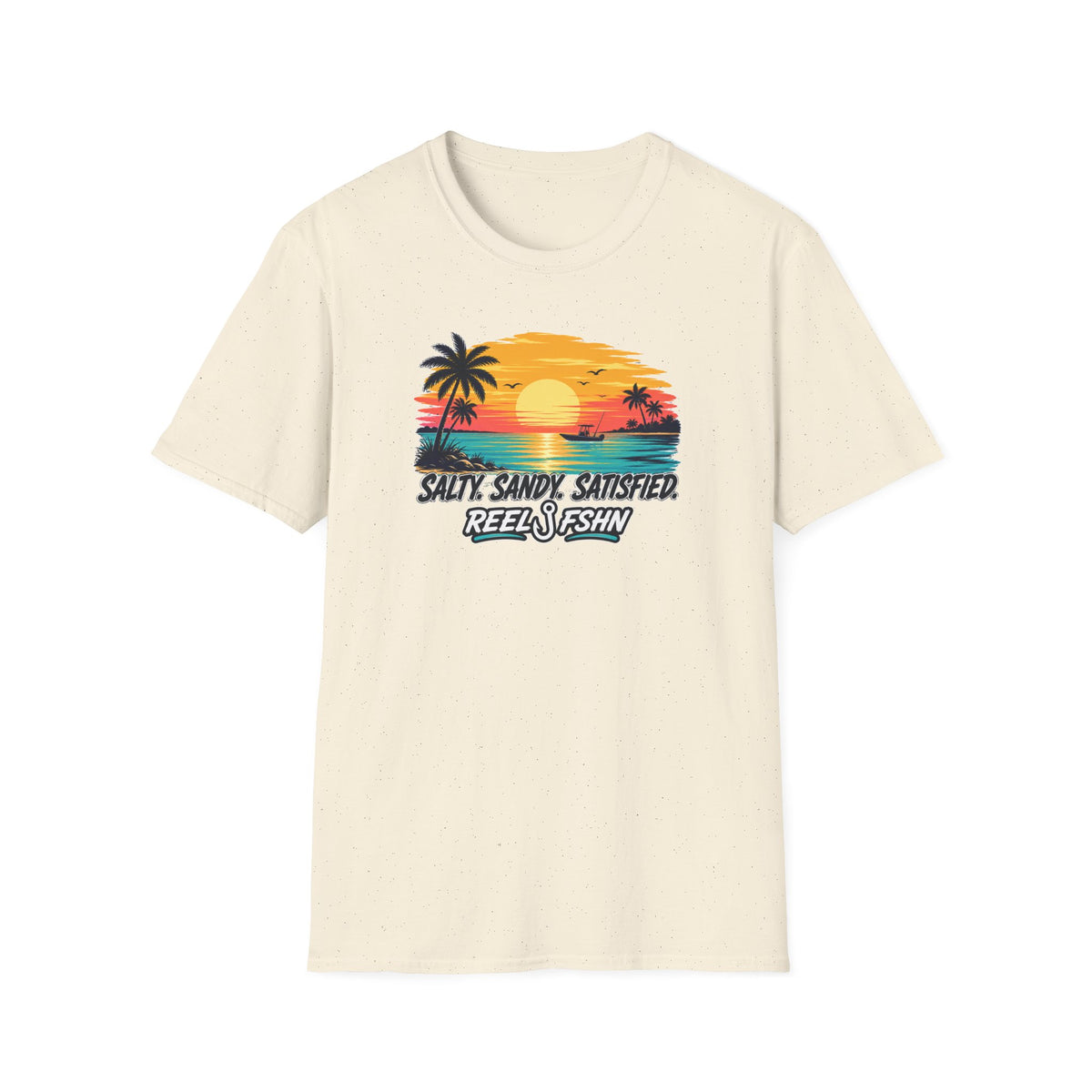 Salty. Sandy. Satisfied. T-Shirt