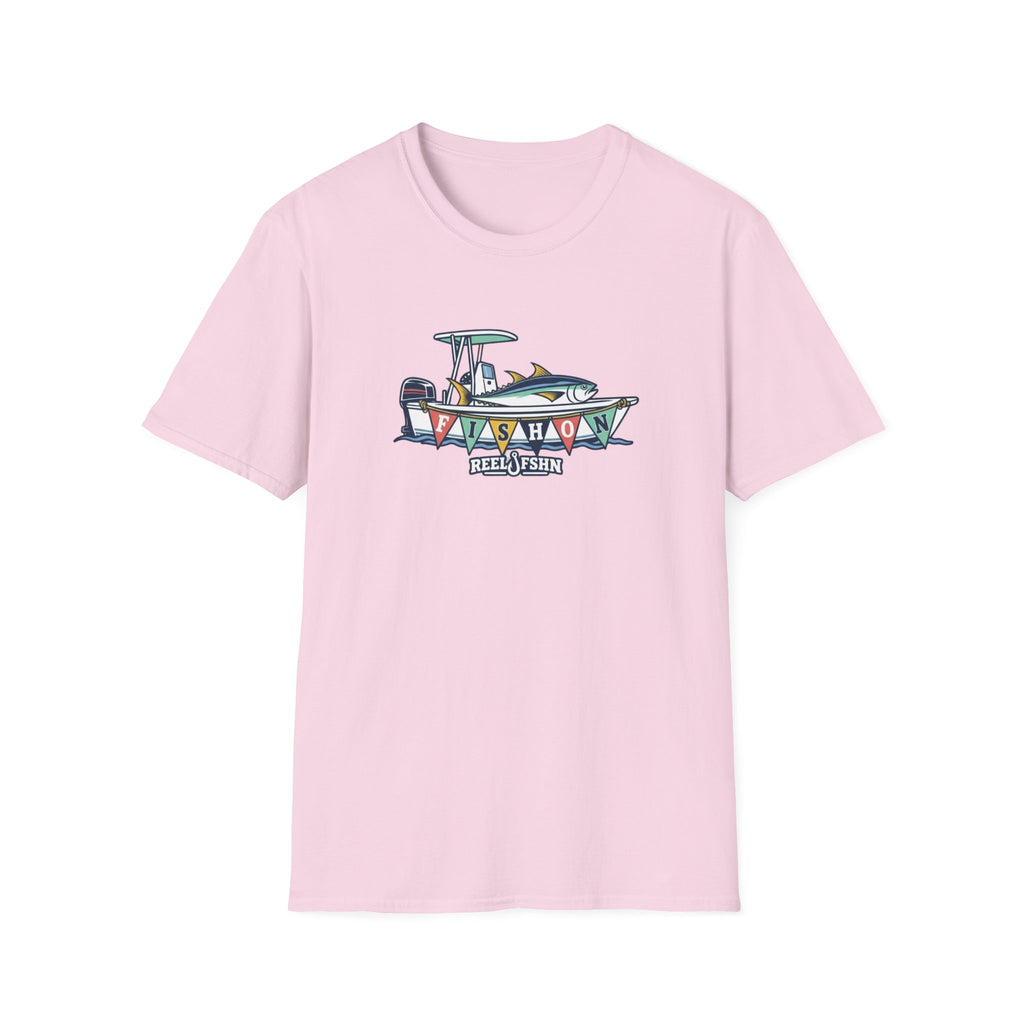 Fish On Tropical Boat T-Shirt