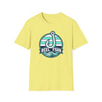 White & Seafoam Hook T-Shirt