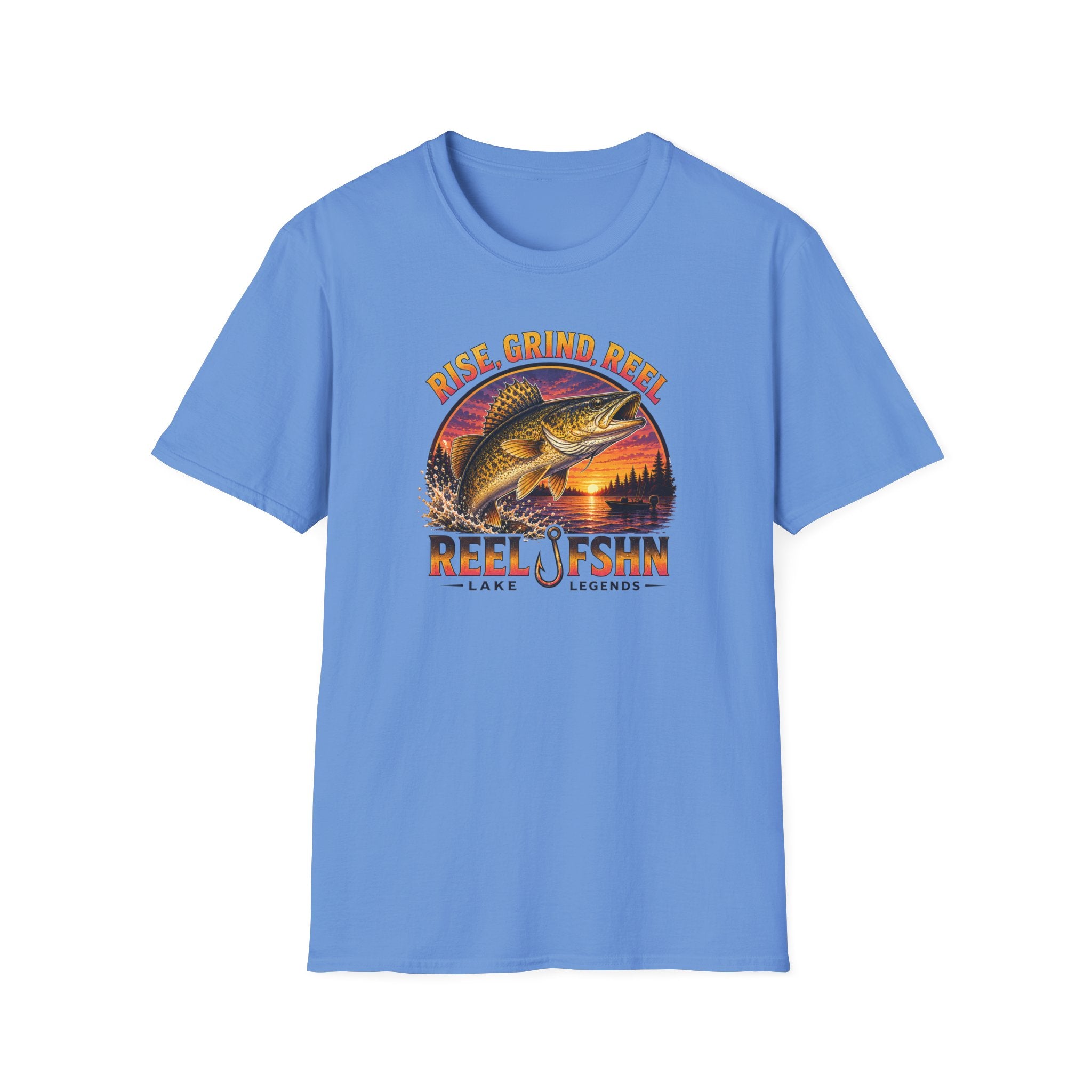 Rise, Grind, REEL T-Shirt