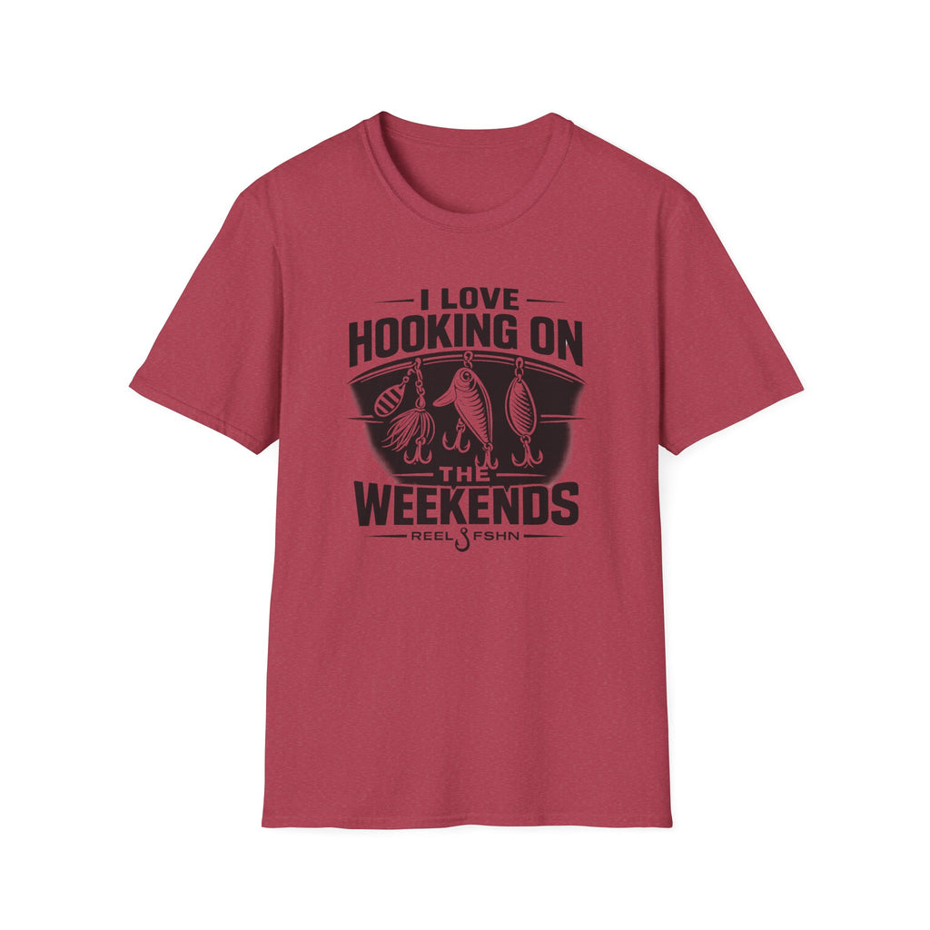 I love Hooking On The Weekends  T-Shirt