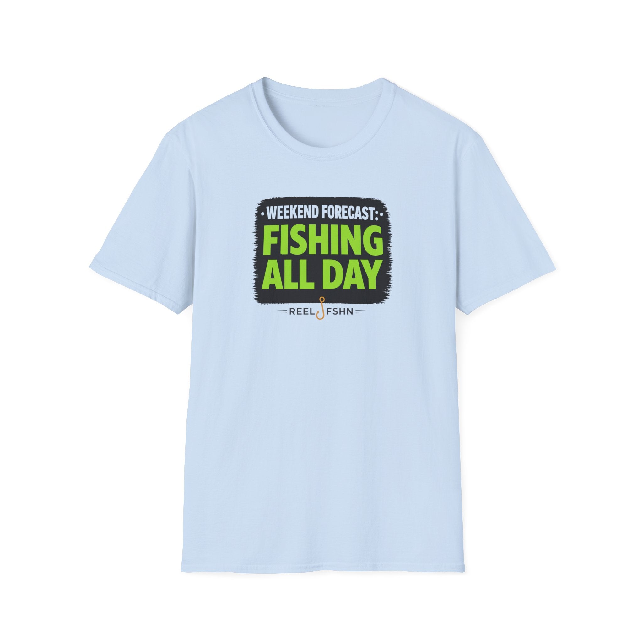 Weekend Forecast Fishing All Day T-Shirt