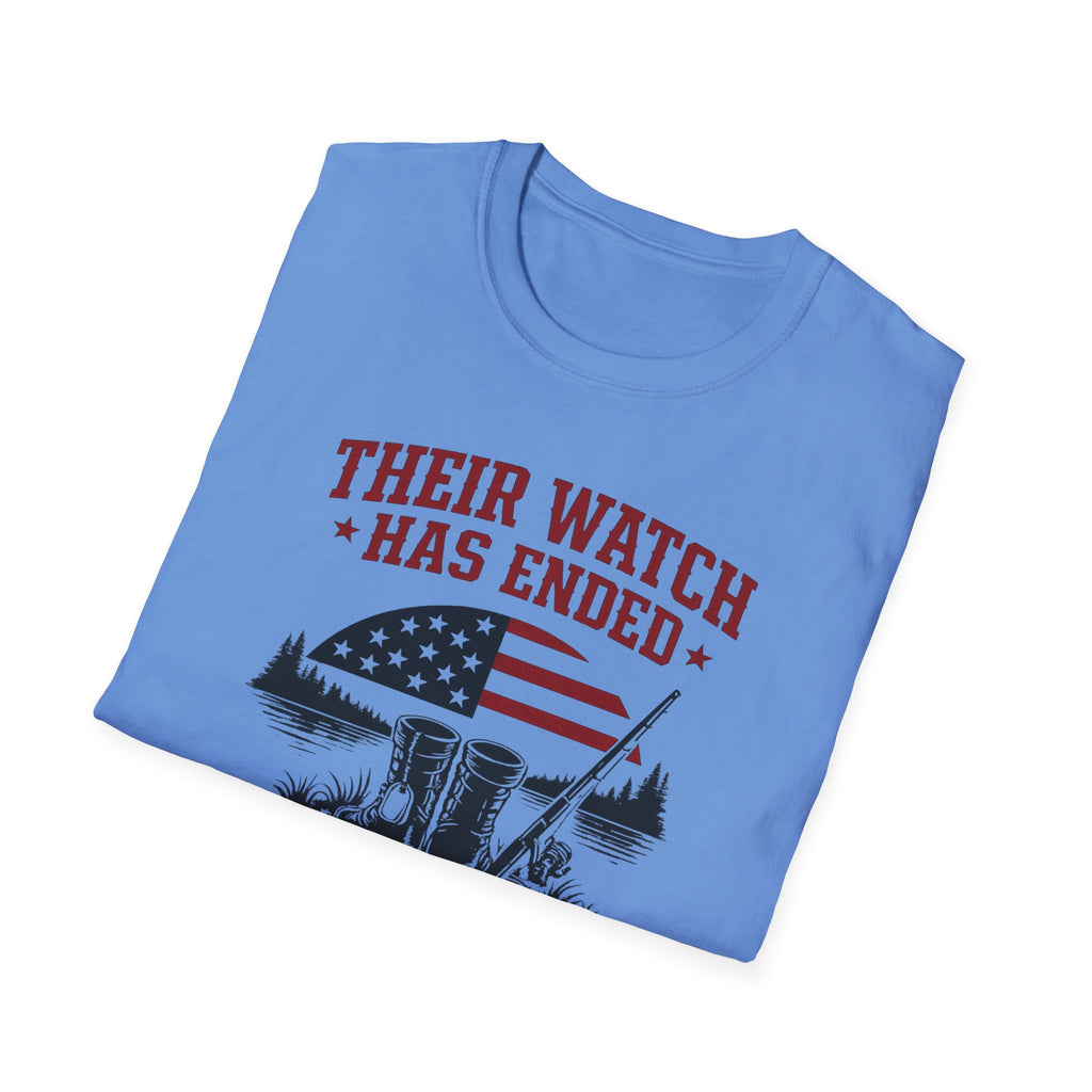 Their Watch Has Ended Our Freedom Continues T-Shirt