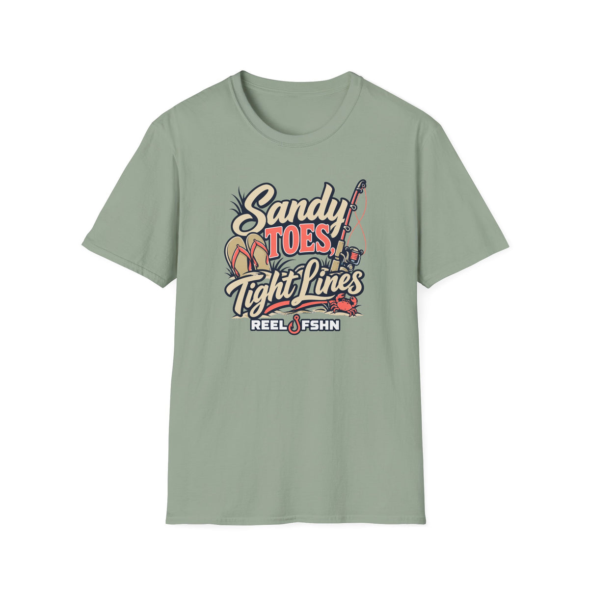 Sandy Toes Tight Lines T-Shirt
