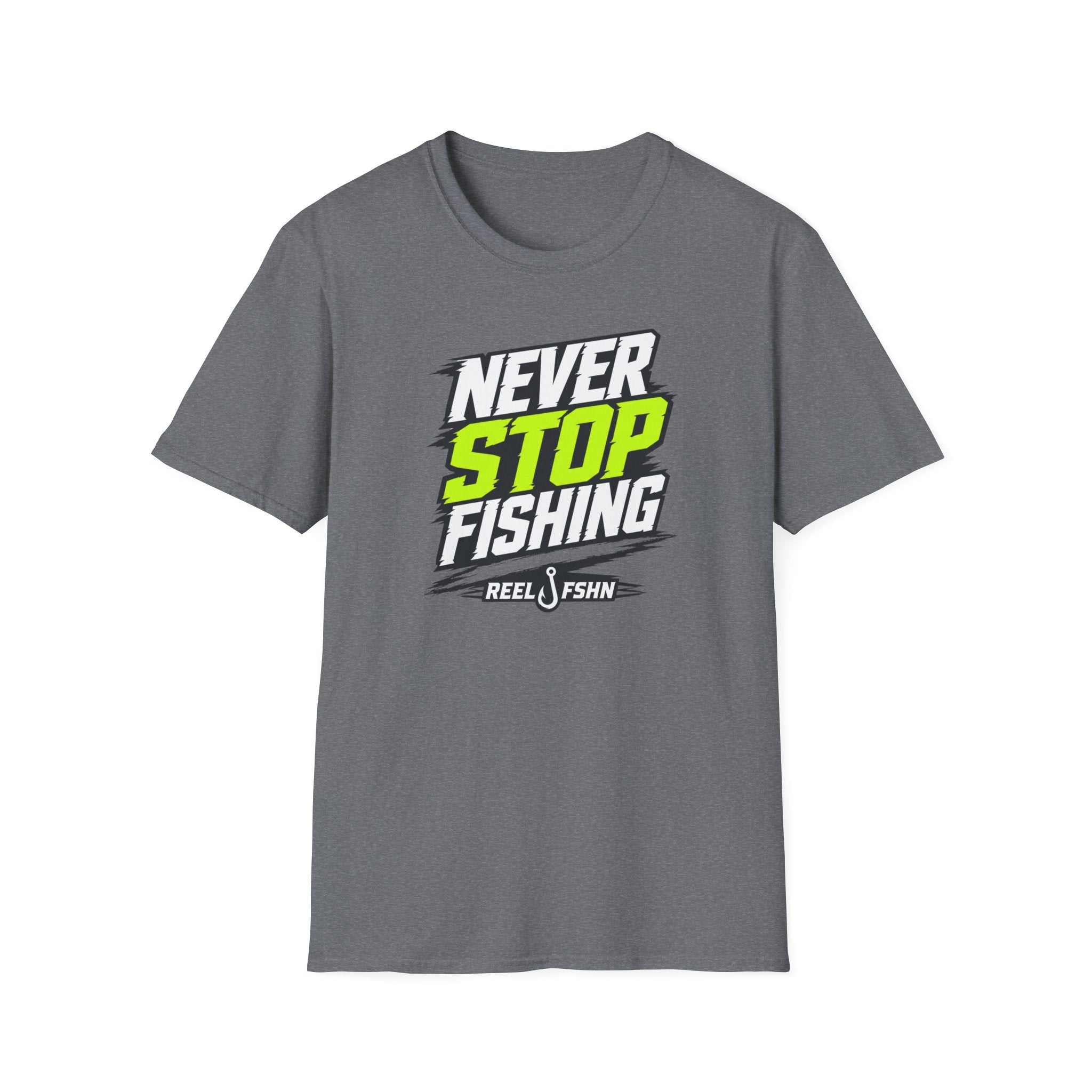 Never Stop Fishing T-Shirt