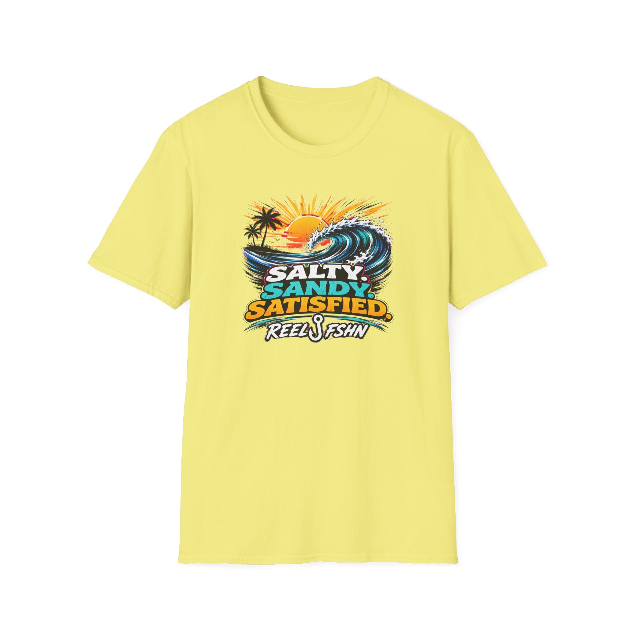 Salty. Sandy. Satisfied. T-Shirt