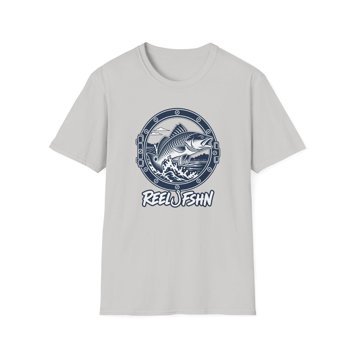 Porthole with Redfish T-Shirt