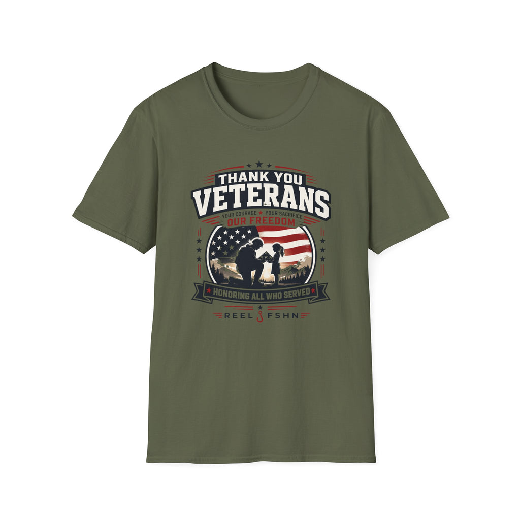 Thank You Veterans Honoring All Who Served T-Shirt