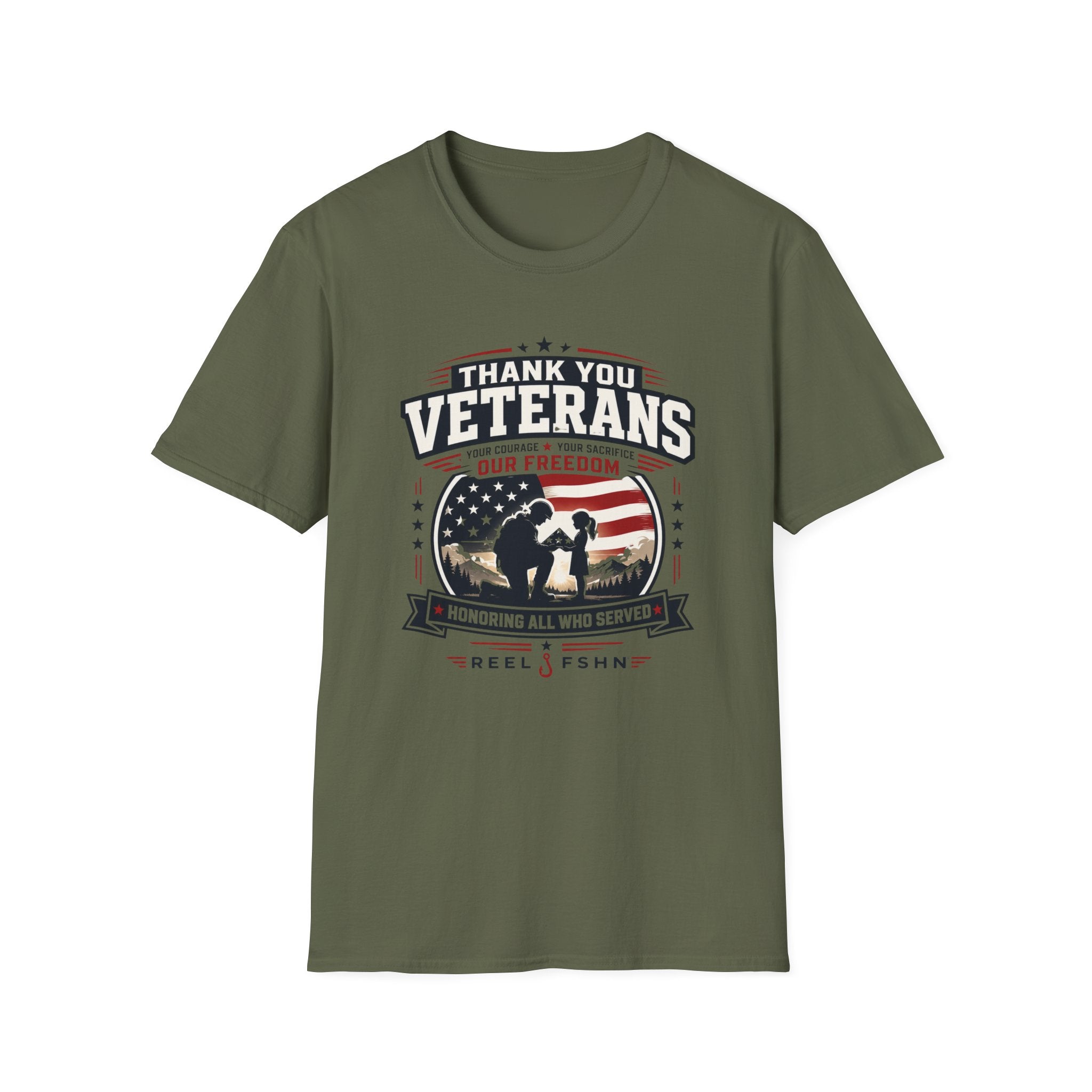 Thank You Veterans Honoring All Who Served T-Shirt
