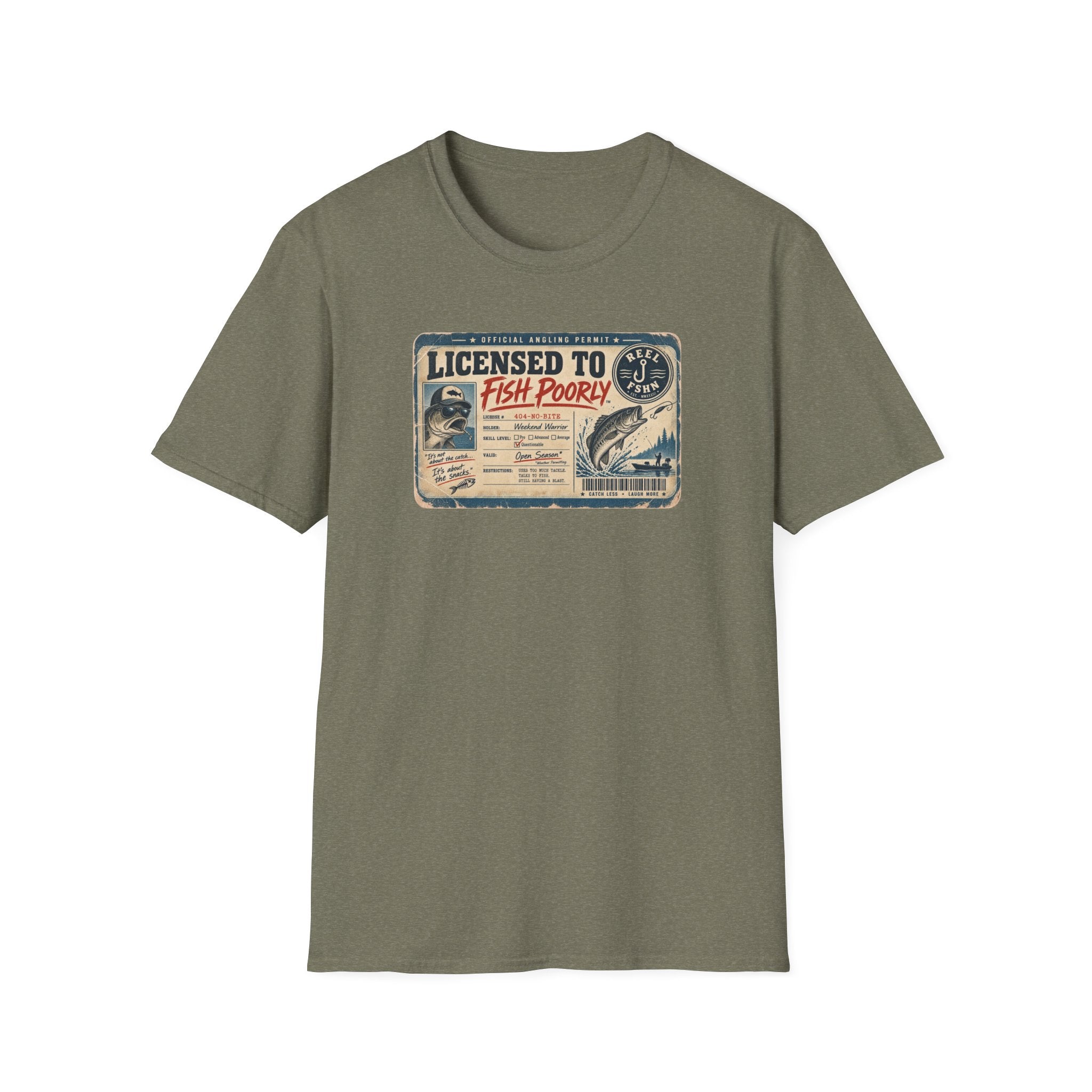 Licensed To Fish Poorly T-Shirt