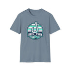 White & Seafoam Hook T-Shirt