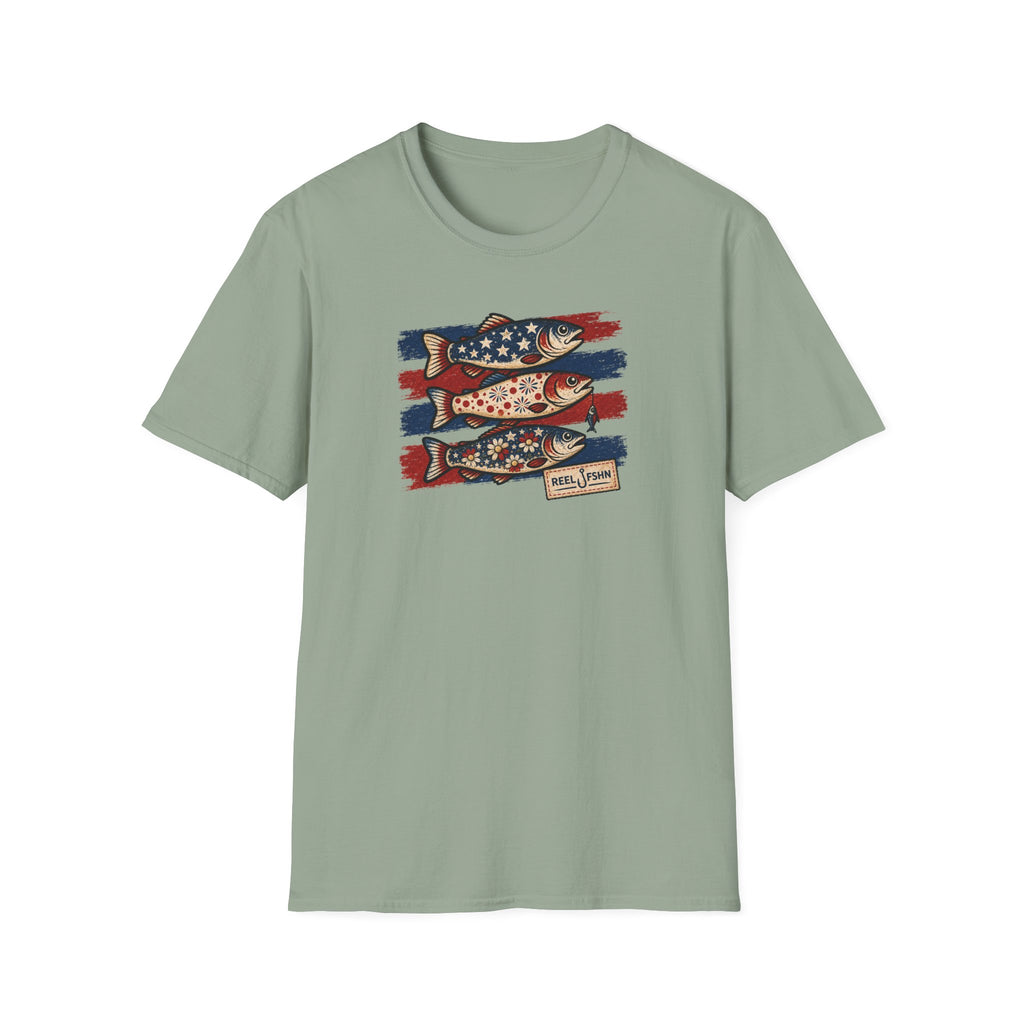 Flowery Fish & Stars T-Shirt
