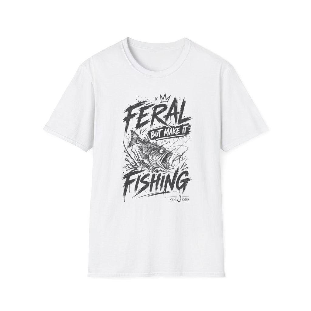 Feral But Make It Fishing T-Shirt