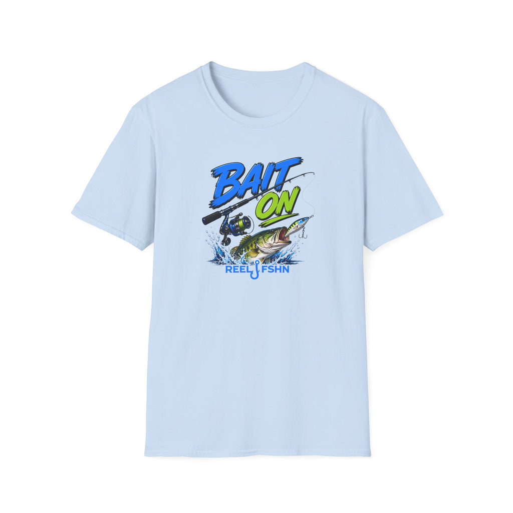Bait On with Rod & Reel  T-Shirt