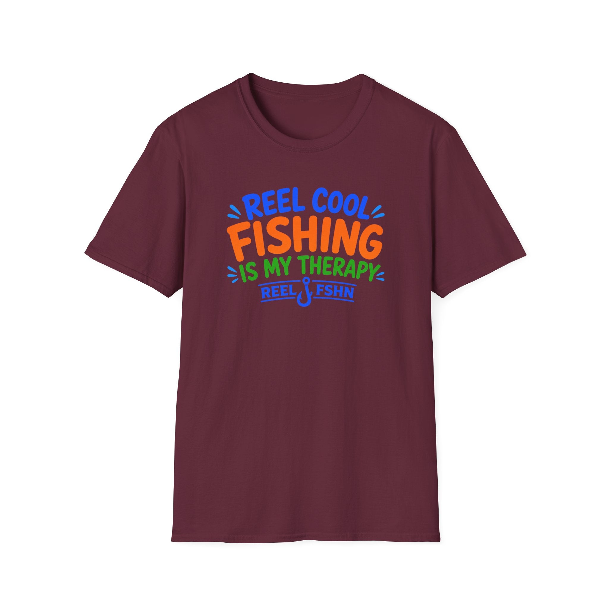 Reel Cool Fishing Is My Therapy  T-Shirt