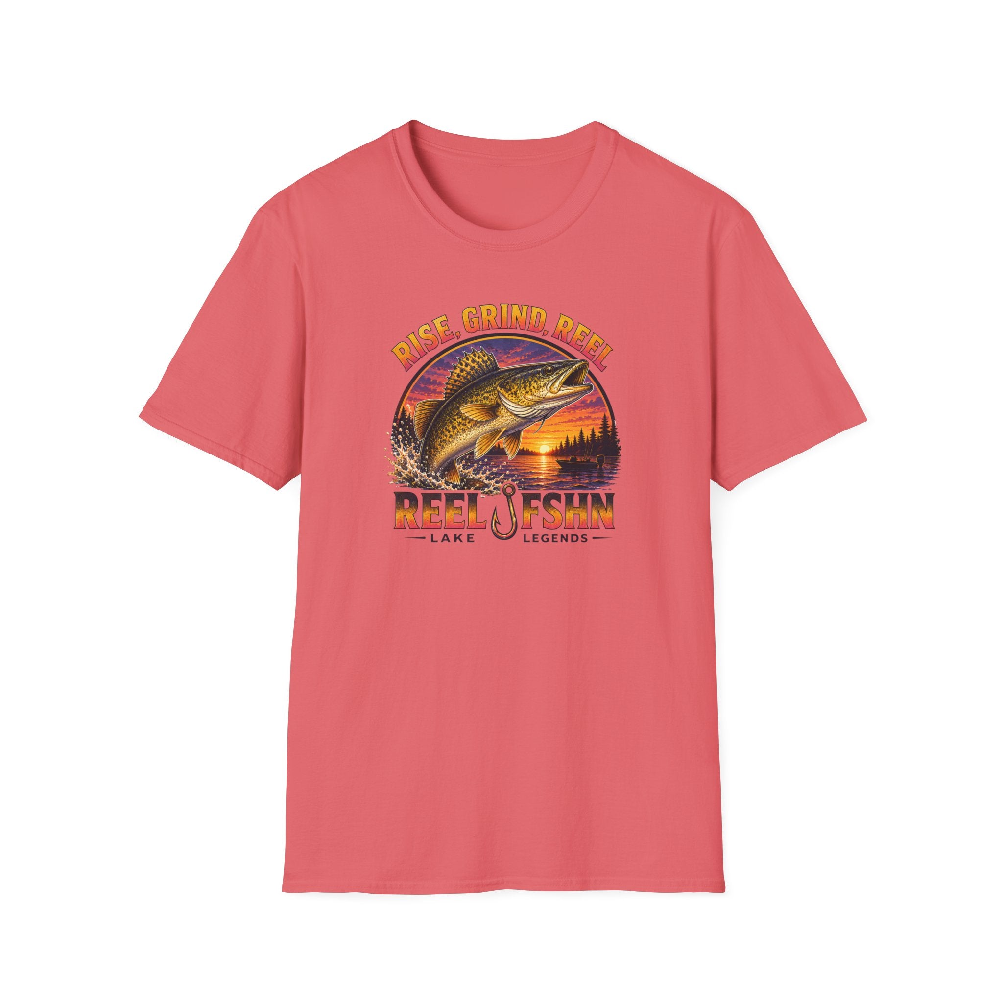 Rise, Grind, REEL T-Shirt