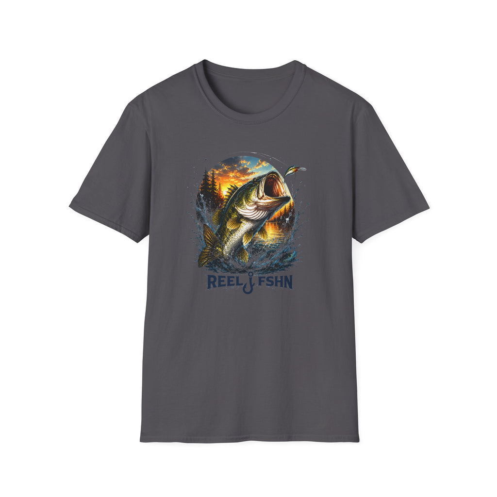 Bass Jumping Out of Water  T-Shirt