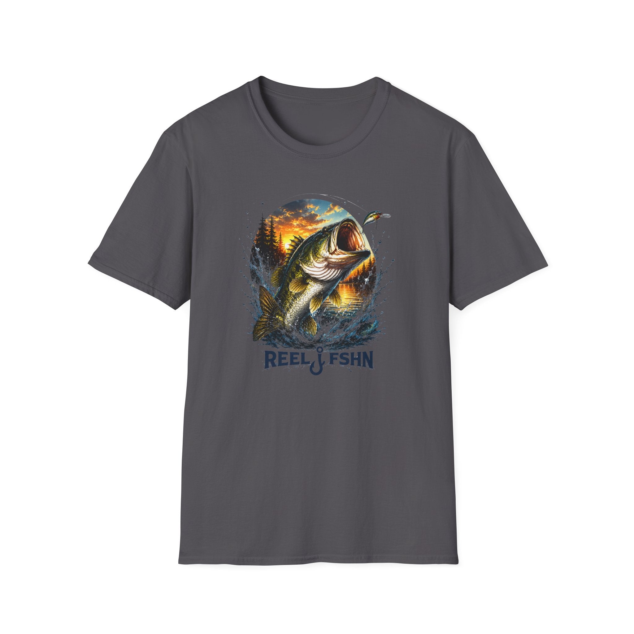 Bass Jumping Out of Water  T-Shirt
