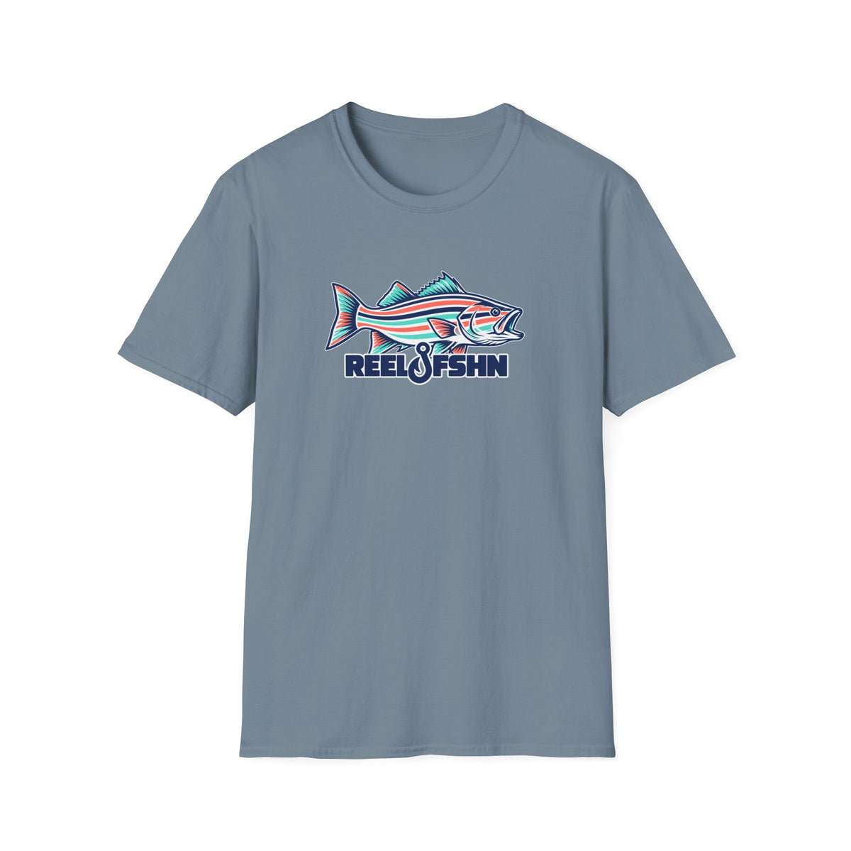Striped Seafoam Bass T-Shirt