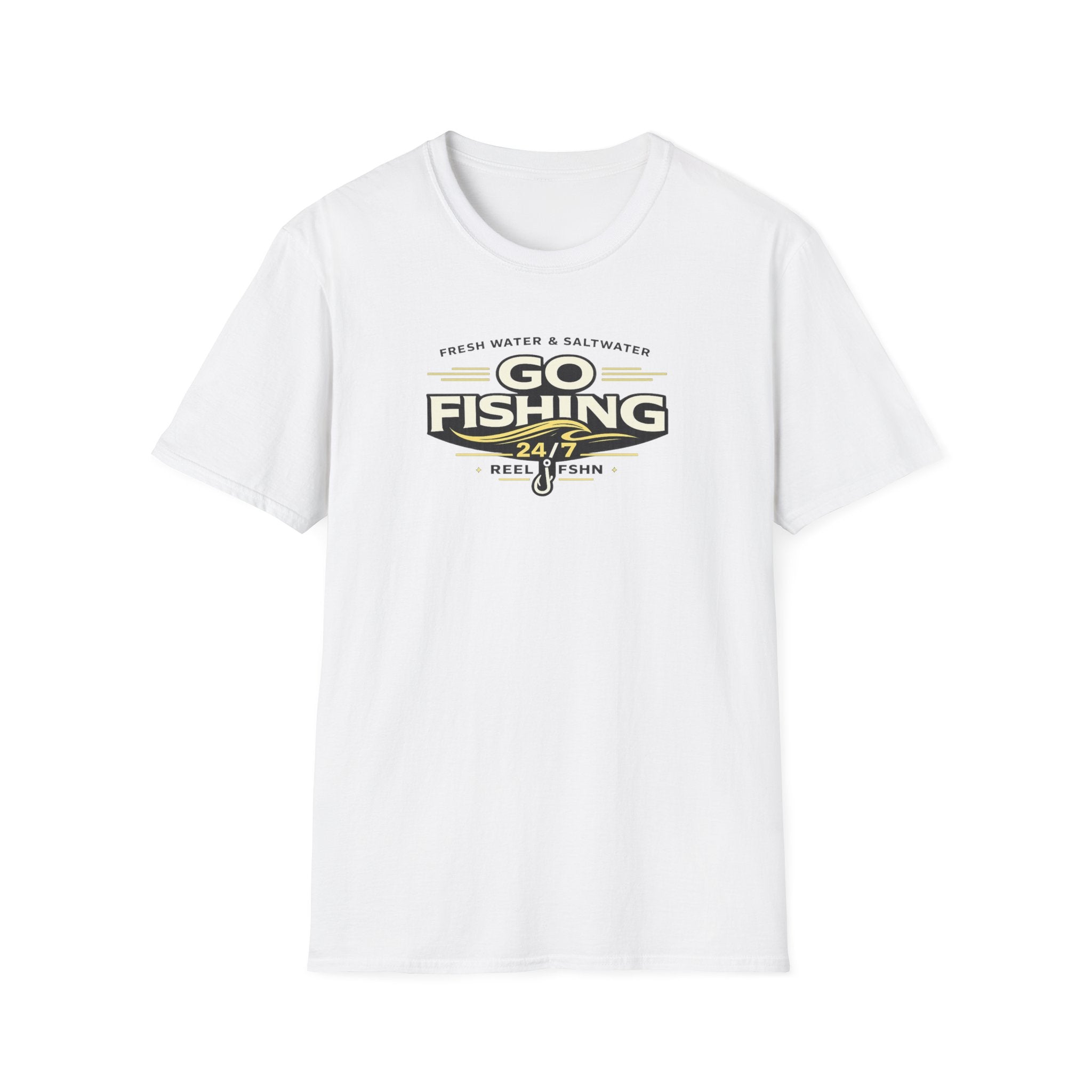 Fresh Water Salt Water Go Fishing T-Shirt