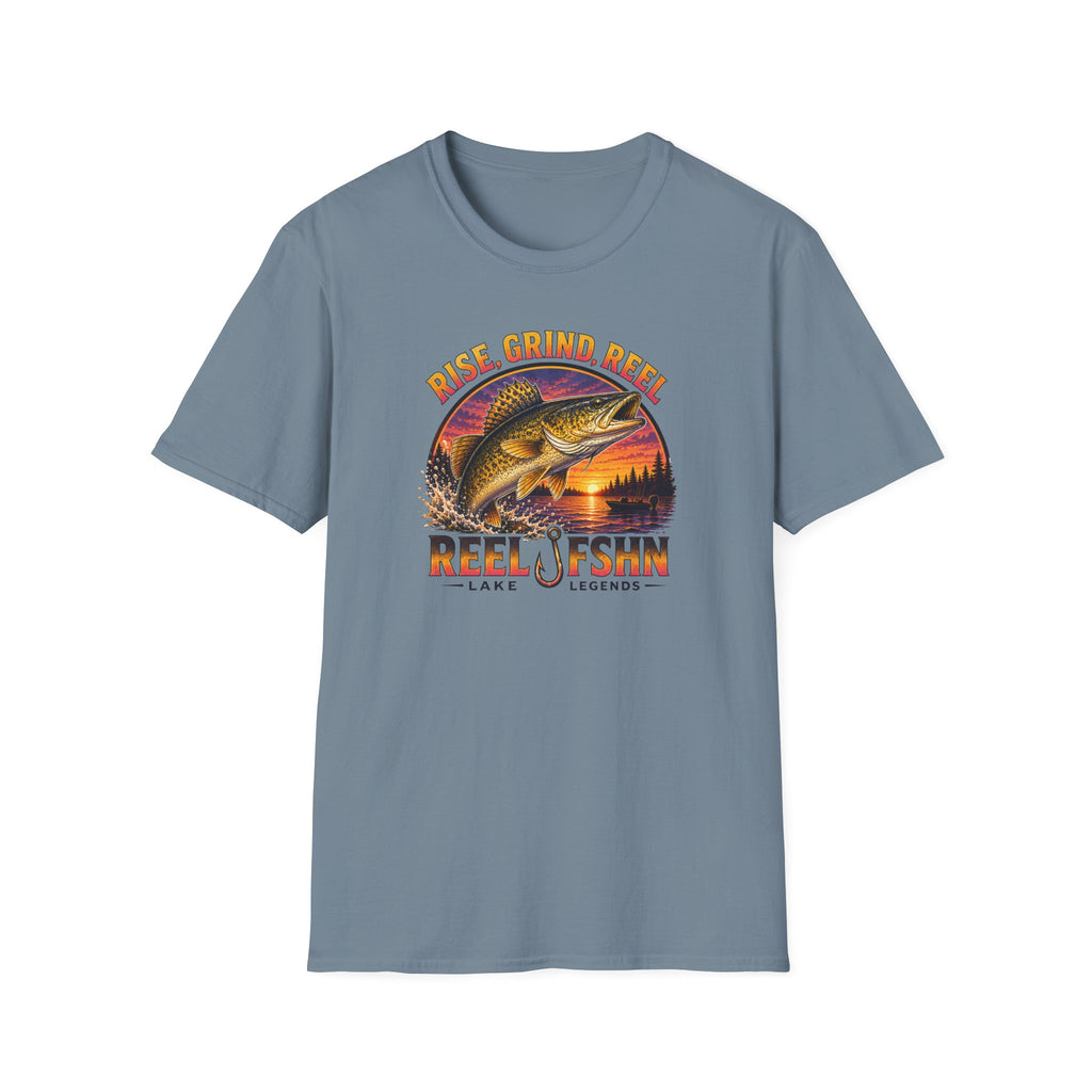 Rise, Grind, REEL T-Shirt