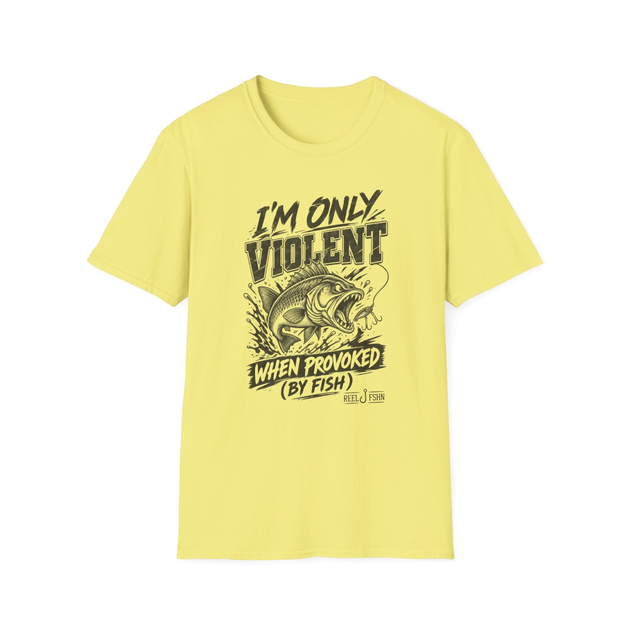 I'm Only Violent When Provoked By Fish T-Shirt