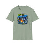 Built For The Open Water Fish Hard Live Free T-Shirt