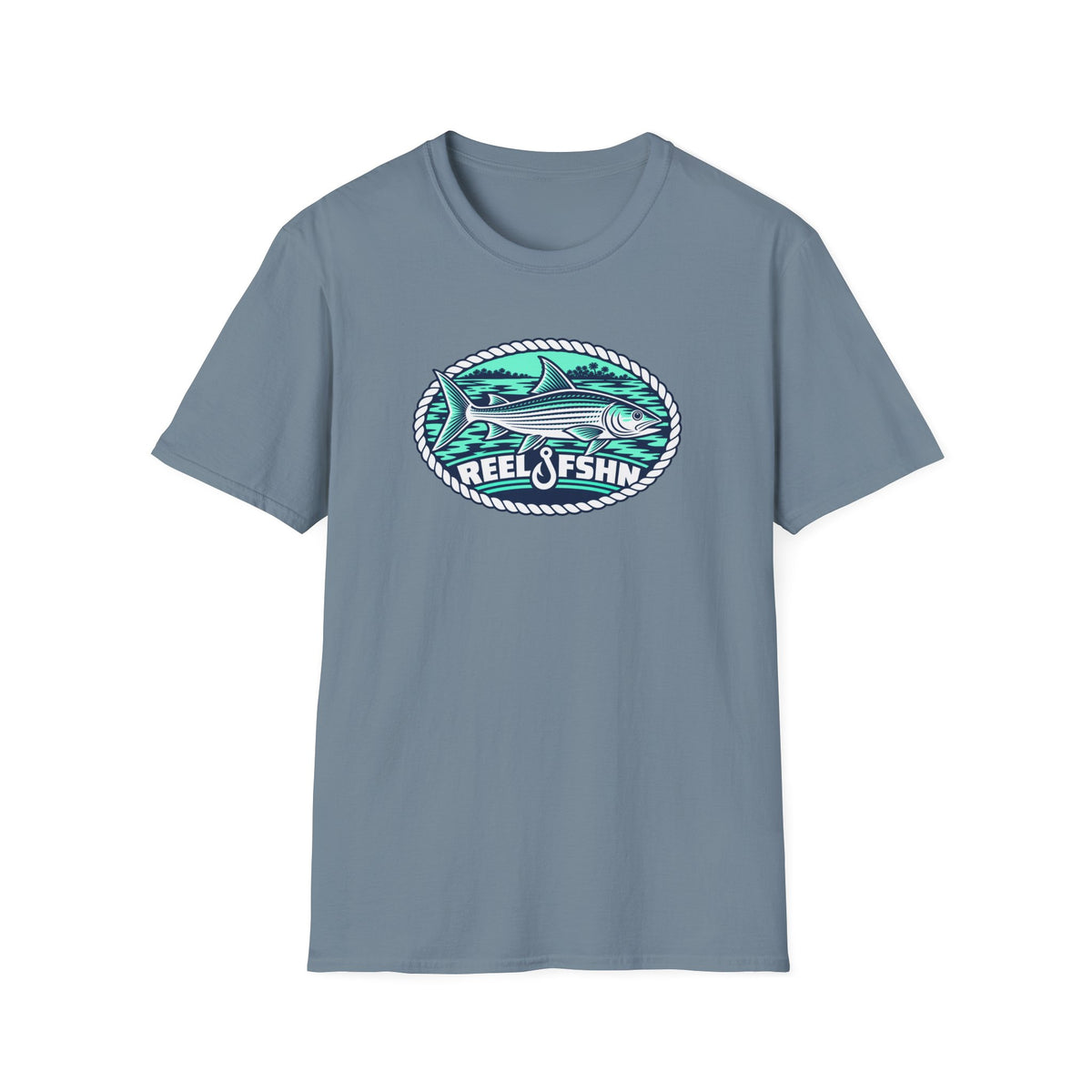 Bonefish Navy & Seafoam T-Shirt