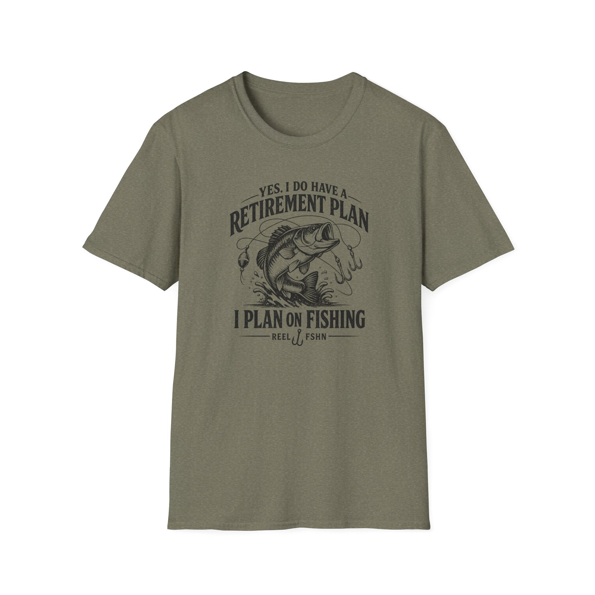 Yes, I Do Have A Retirement Plan.  I Plan On Fishing T-Shirt