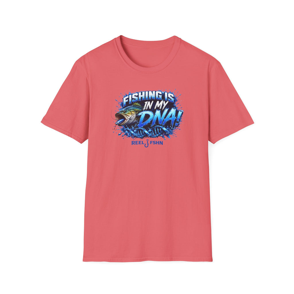 Fishing Is In My DNA with Bass T-Shirt