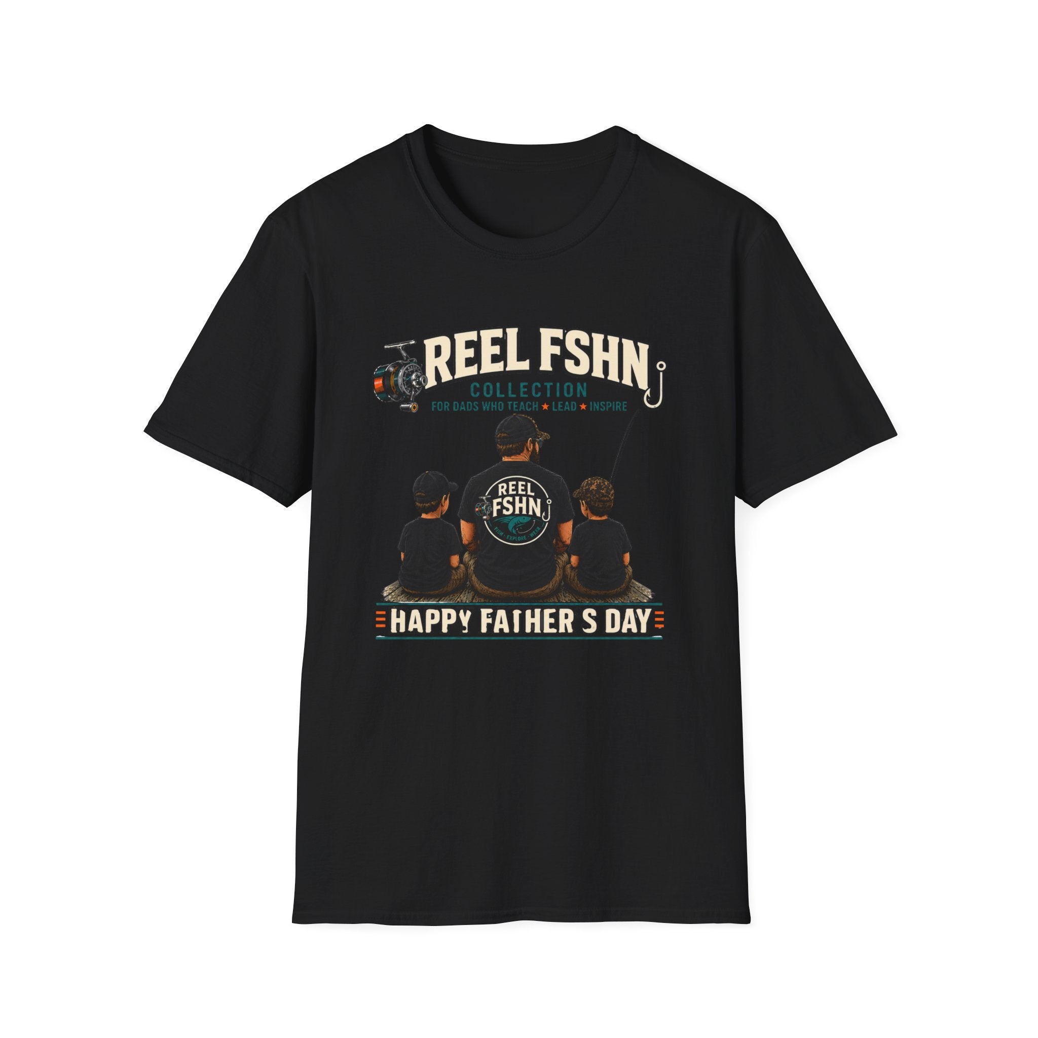 REEL FSHN Happy Father's Day T-Shirt