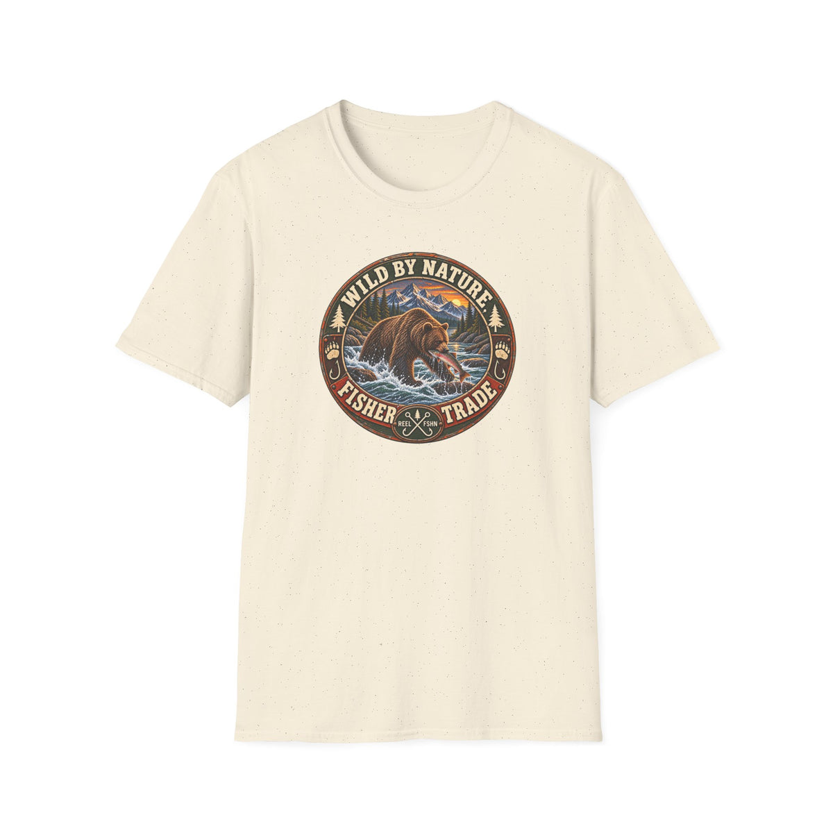 Wild By Nature. Fisher Trade. T-Shirt