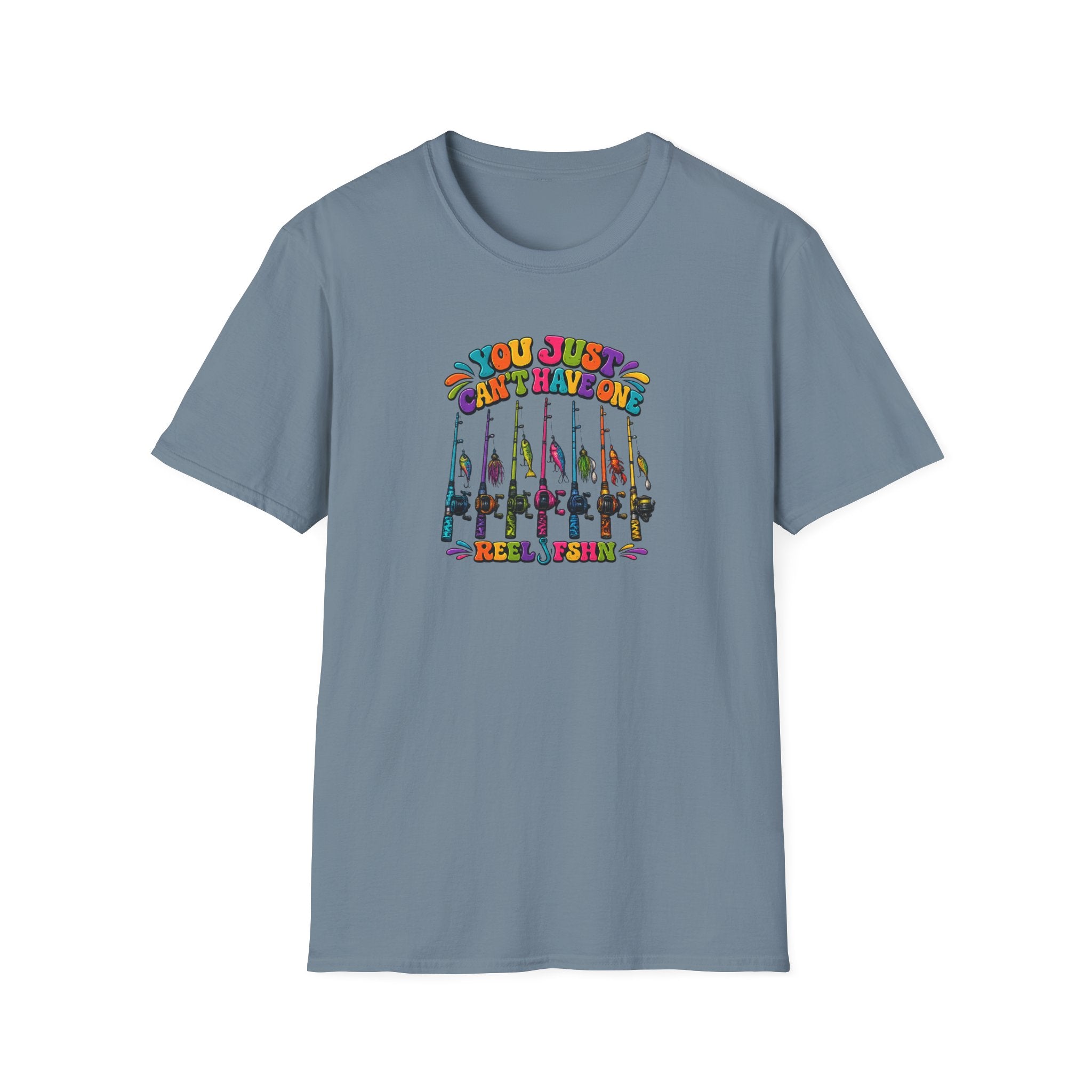 You Just Can't Have One Funky Print T-Shirt
