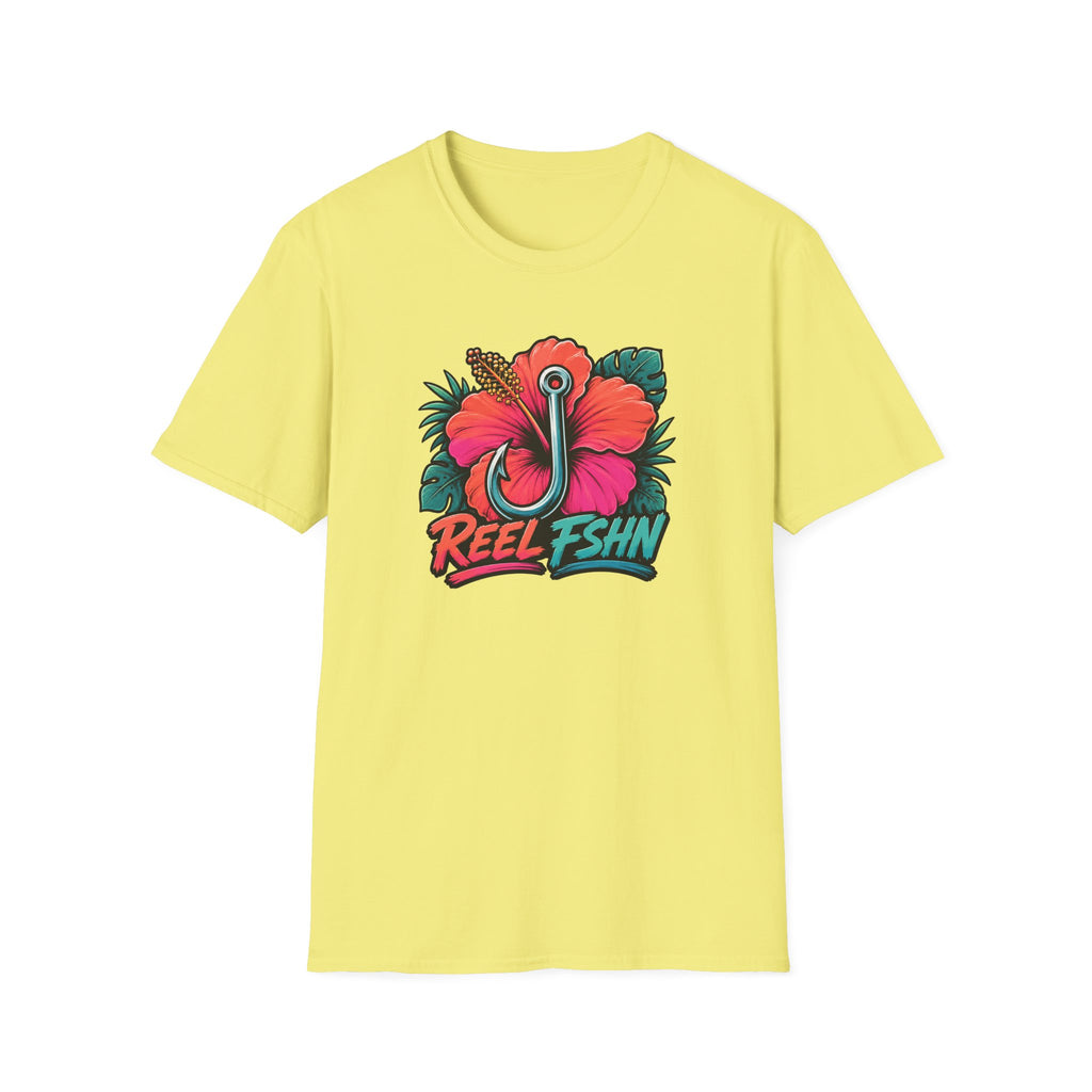 Hibiscus Hook Badge T-Shirt