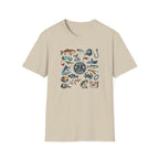 Tackle Box Sticker Sheet T-Shirt