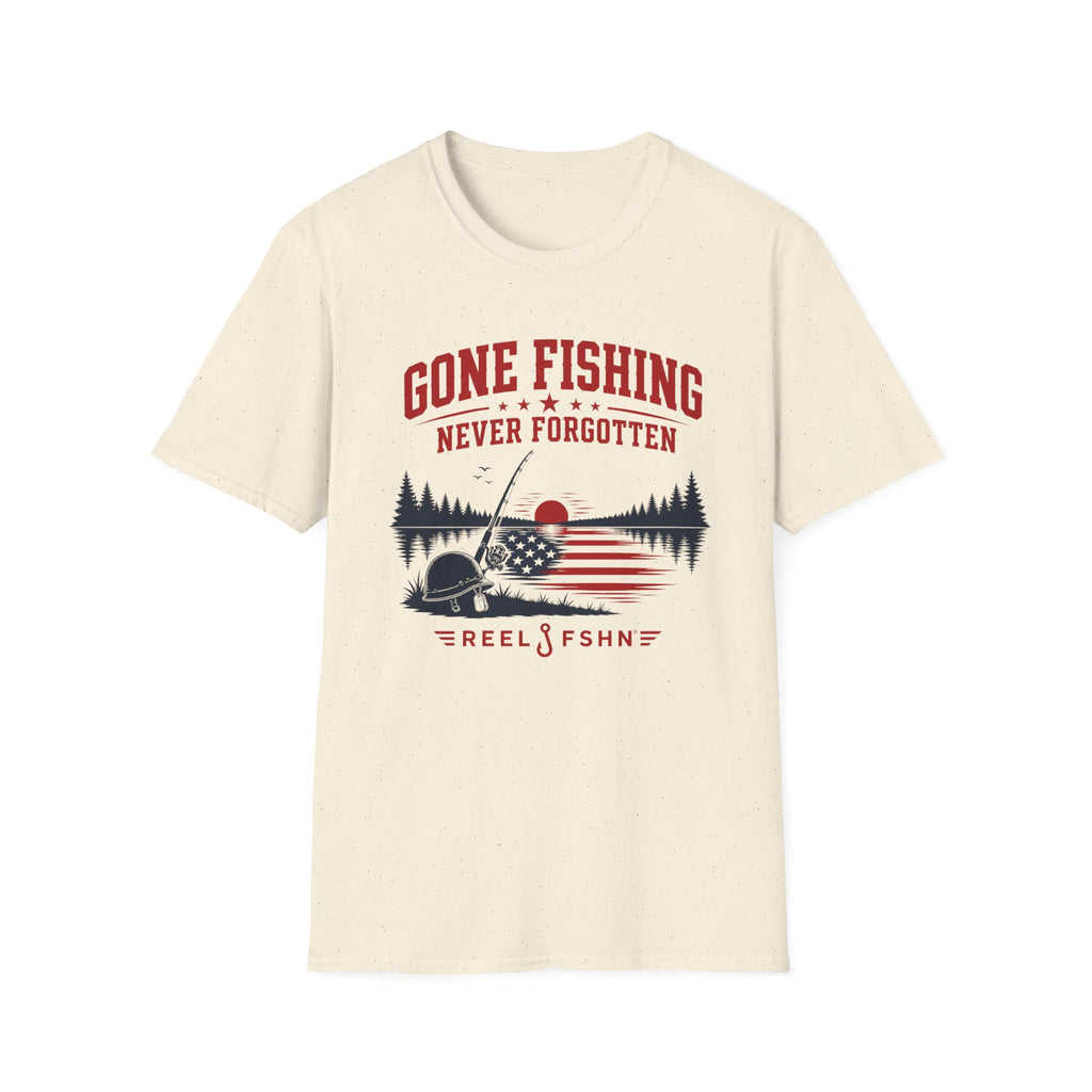 Gone Fishing Never Forgotten T-Shirt