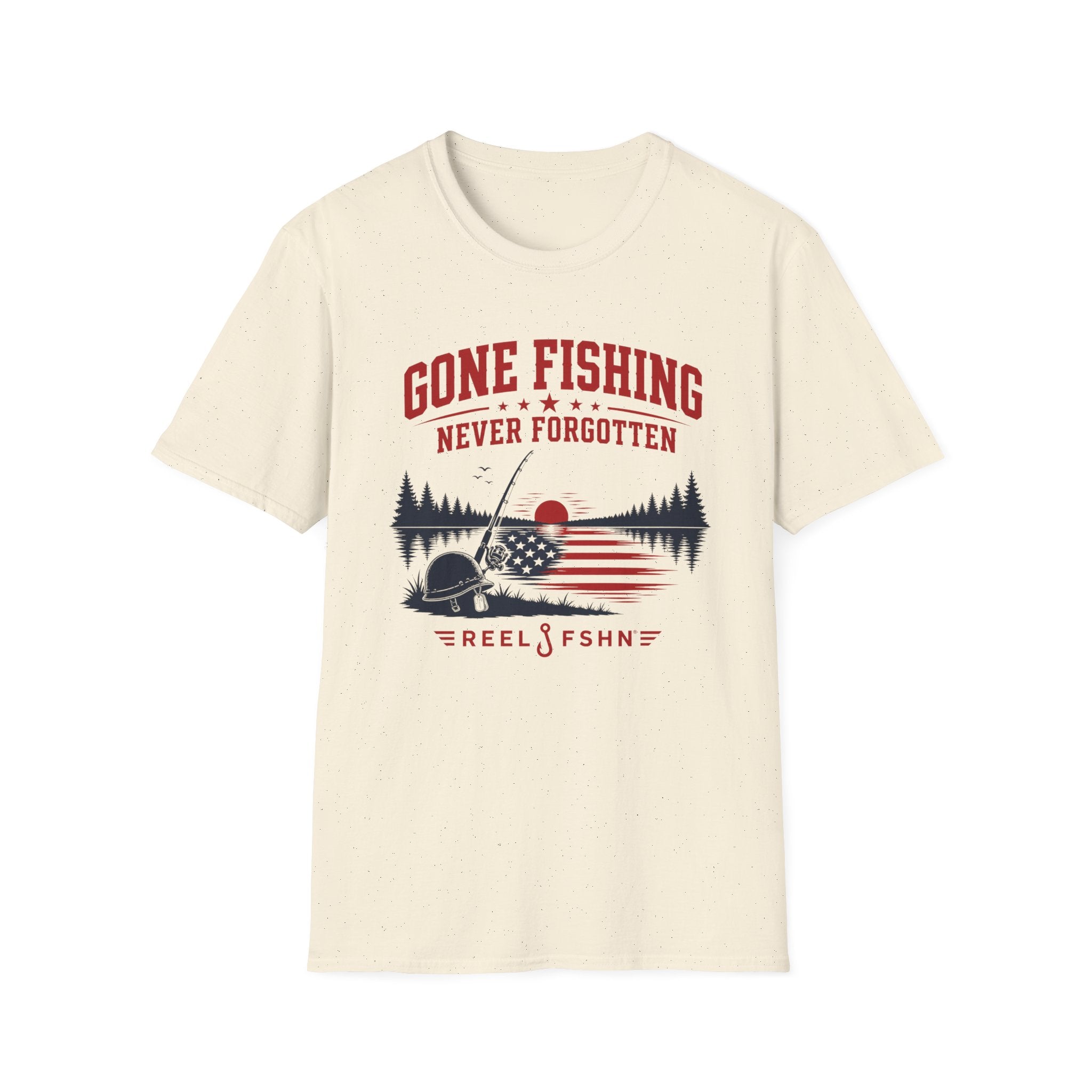 Gone Fishing Never Forgotten T-Shirt