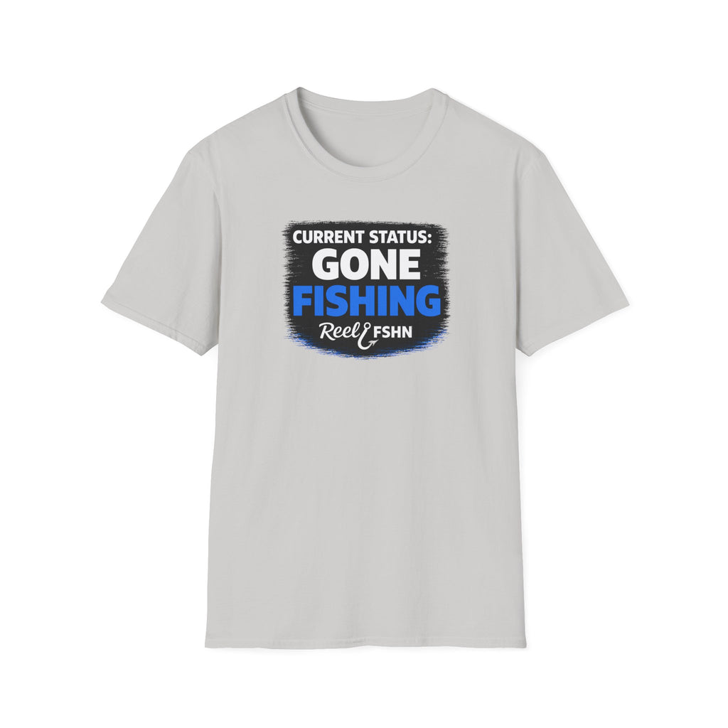 Current Status Gone Fishing T-Shirt