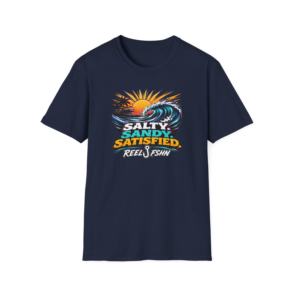 Salty. Sandy. Satisfied. T-Shirt