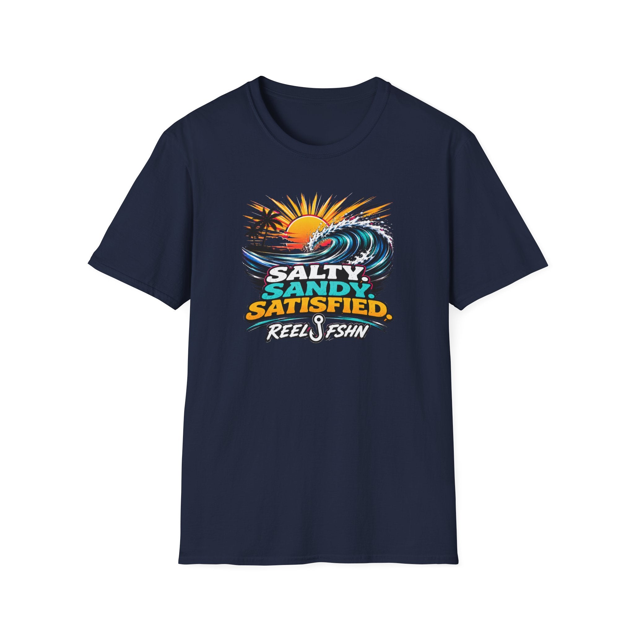Salty. Sandy. Satisfied. T-Shirt