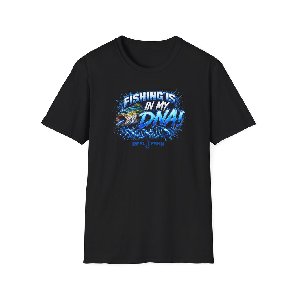 Fishing Is In My DNA with Bass T-Shirt