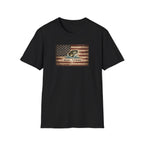 American Flag With Bass T-Shirt